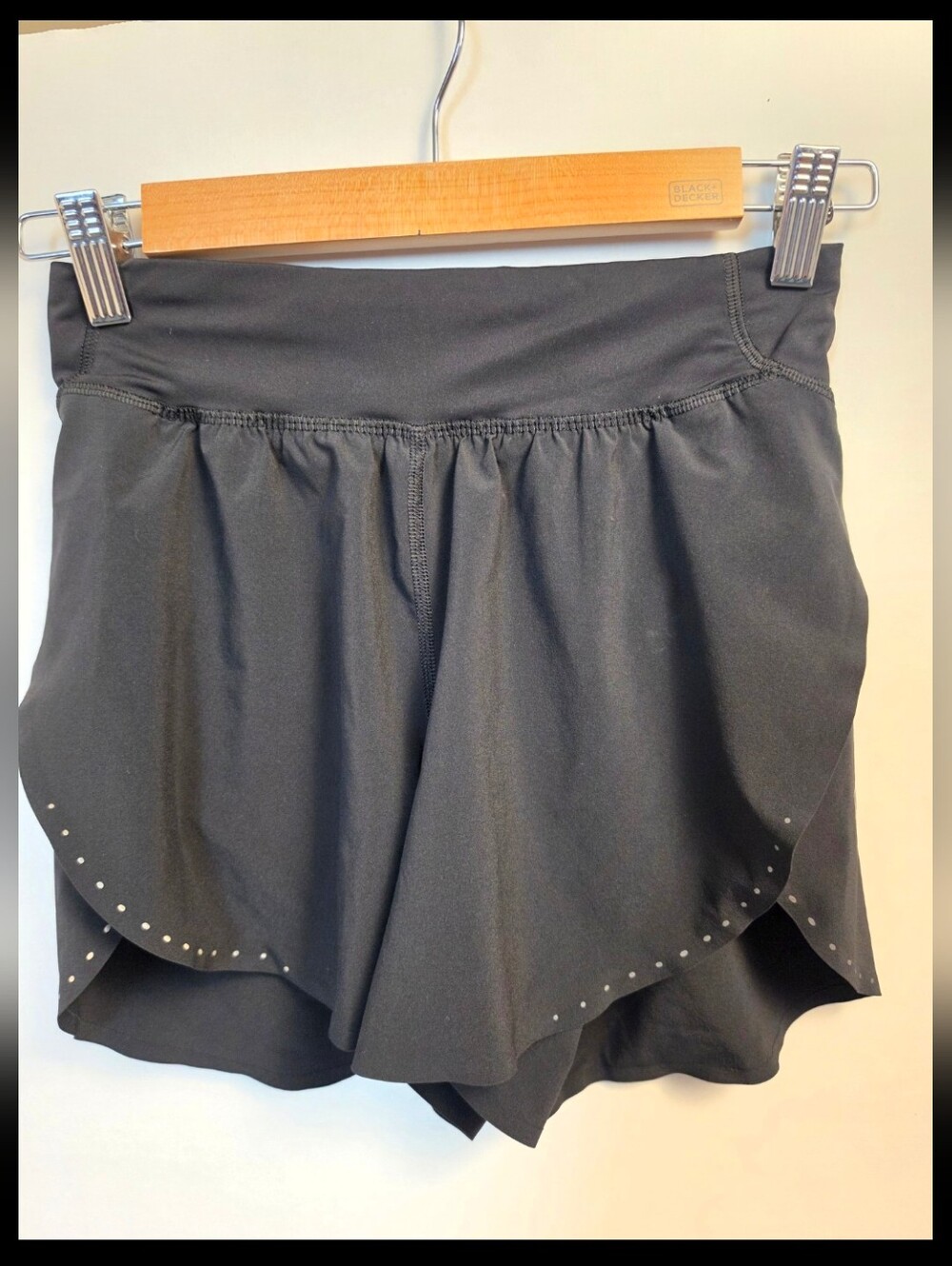 Lululemon Fast and Free Reflective High-Rise Short 3" Black Size 2
